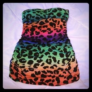Strapless Mini Dress